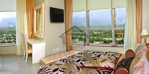 Furnished 2 bed apartment 4 rent in phase 6 Bahria town Rwp