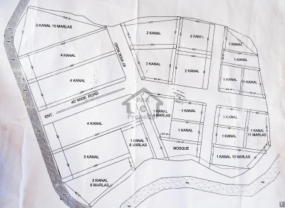 4 Kanal Farm House Plot For Sale On Jawa Road Rawat 3km From GT Road