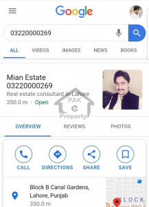 CANAL GARDEN Society 10 Marla Plot