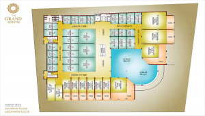 Rented corner shop on sale on installment at Mezzanine floor (above ground) Grand Atrium Faisalabad