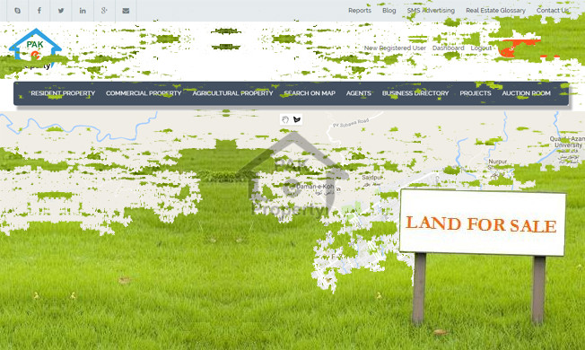 Port Qasim Authority Eastern Zone Industrial 5 Acre Plot Boundary Wall Gate For Sale