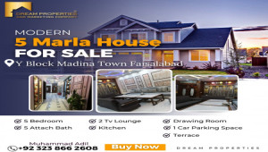 5 Marla House For Sale In Madina Town Faisalabad