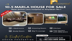 10.5 Marla House For Sale In Khyaban No 1 Faisalabad
