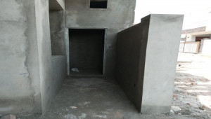 5 marla grey structure house