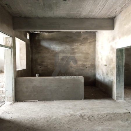 5 marla grey structure house