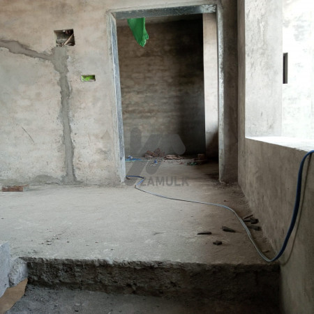 5 marla grey structure house