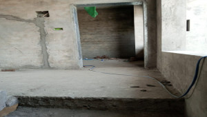 5 marla grey structure house