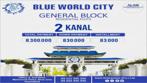 Blue World City General Block 5, 8, 10 Marla Plots for sale