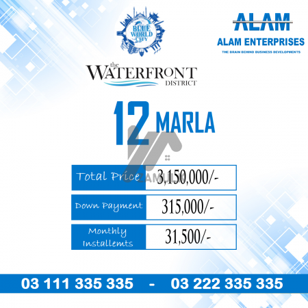 Waterfront District by Blue World city