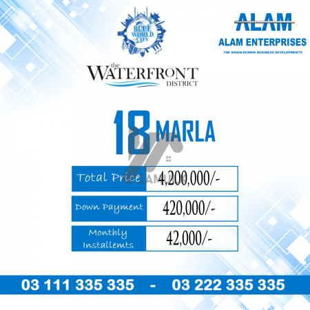 Waterfront District by Blue World city