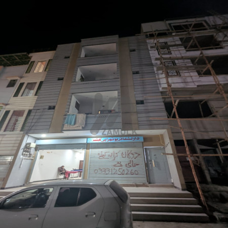Ideal Investment: Building with 2 Shops & 3 Apartments – Saadi Town Block 3