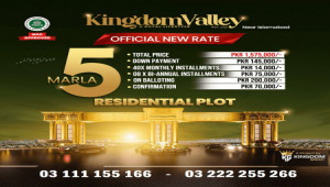 Kingdom valley 5 Marla Plot for sale